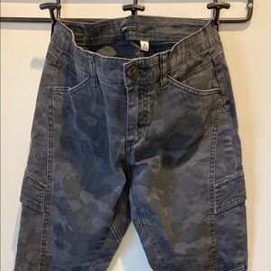 Gray Camouflage Cargo Pants